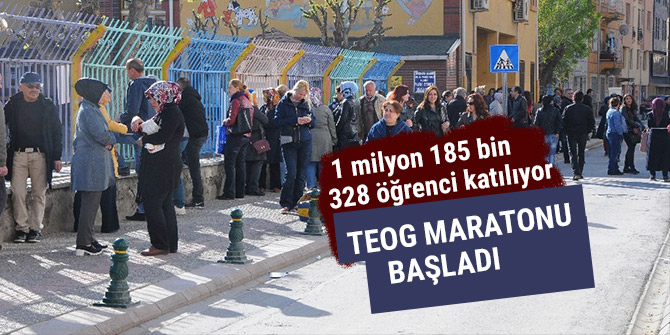 TEOG MARATONU BAŞLADI
