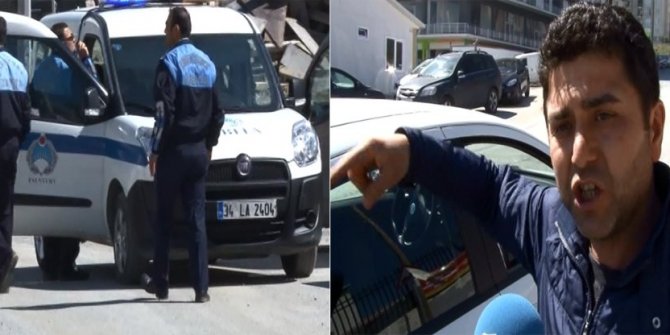 KIZI TEOG SINAVINA GİREN BABA İNŞAATI DURDURDU