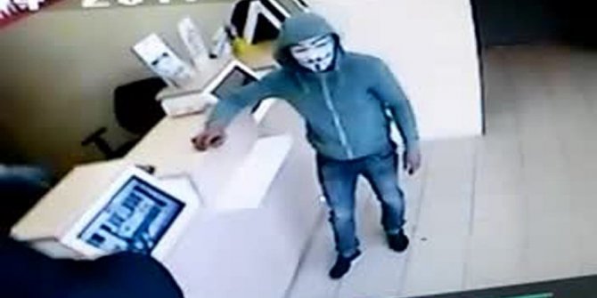 MASKELİLER MARKETİ BÖYLE SOYDU