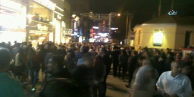 İSTİKLAL CADDESİNDE KORKULU DAKİKALAR