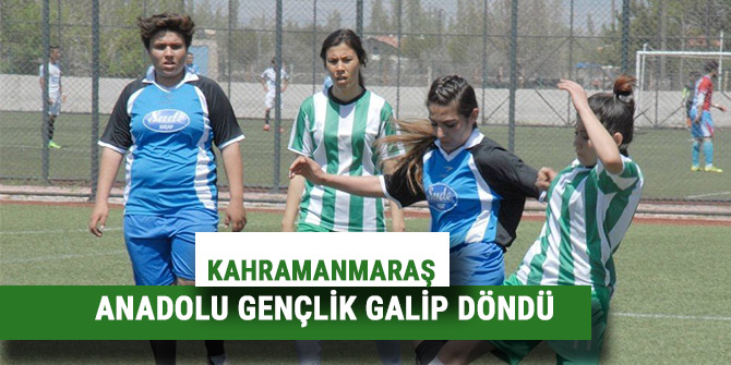 KAHRAMANMARAŞ ANADOLU GENÇLİK GALİP DÖNDÜ