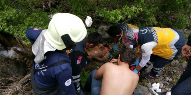 ATV İLE UÇURUMA YUVARLANDI!