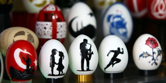 YUMURTANIN İÇİNE DÜNYAYI SIĞDIRIYOR