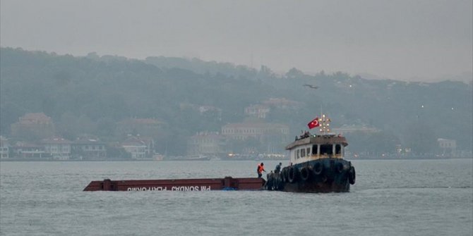 BEYKOZ AÇIKLARINDA DUBA BATTI