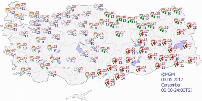 BUGÜN HAVA NASIL OLACAK?
