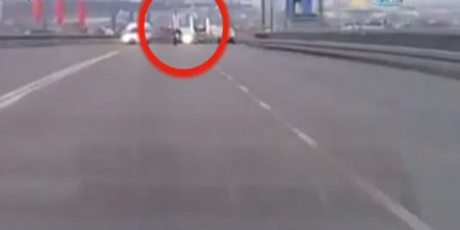 İŞTE BÖYLE HATALI DÖNÜŞ KAZA YAPTIRDI