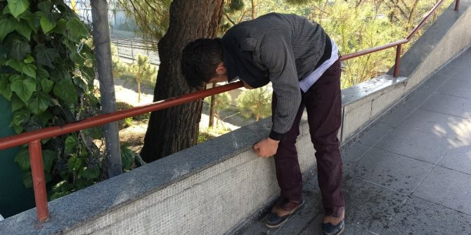 BONZAİ İÇEN GENÇ GÖRENLERE İBRET OLDU