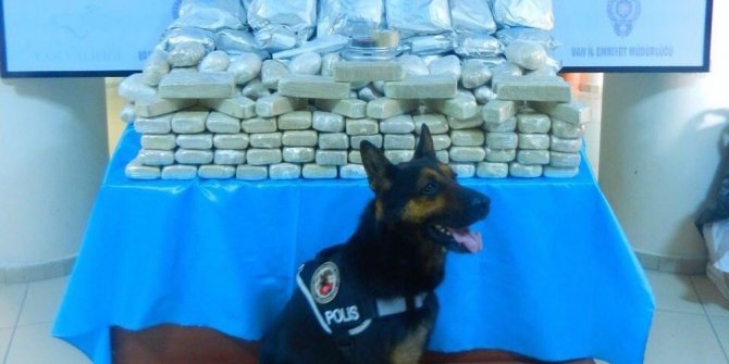 ’EFES’ EVDE 85 KİLO EROİN BULDU