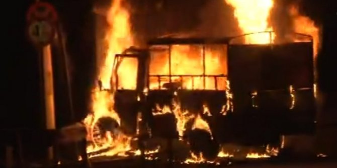 GASP EDİLEN KAMYONETİN HAYRINI GÖREMEDİLER