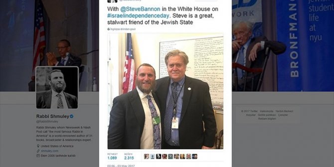 BEYAZ SARAY'I ZİYARET EDEN HAHAMDAN SKANDAL FOTOĞRAF PAYLAŞIMI