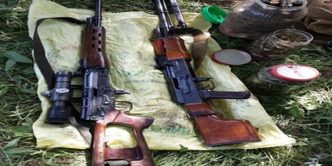 TOPRAĞA GÖMÜLÜ MÜHİMMAT BULUNDU