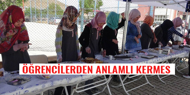 ÖĞRENCİLERDEN ANLAMLI KERMES