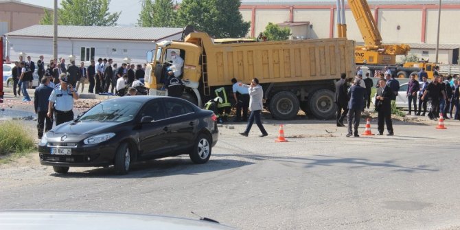 KAMYON ŞOFÖRÜ TESLİM OLDU