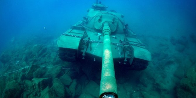 TSK'YA AİT 45 TONLUK TANK BATIRILDI