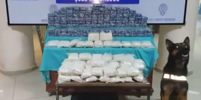 VAN'DA ELE GEÇİRİLDİ TAM; 94 KİLO