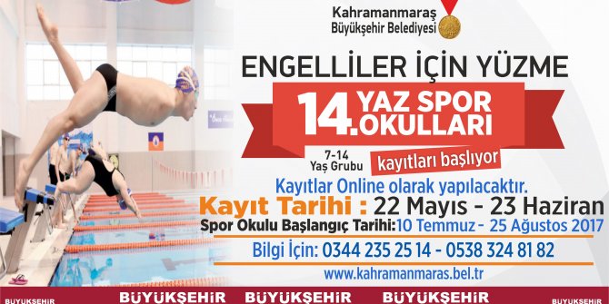 ENGELLİLER İÇİN YÜZME KURSU AÇILIYOR