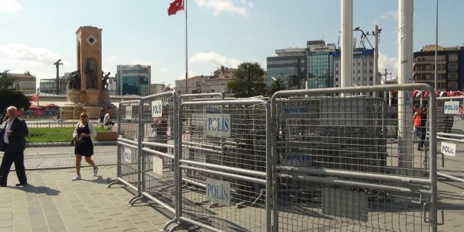 TAKSİM VE GEZİ PARKI’NDA SIKI GÜVENLİK ÖNLEMLERİ