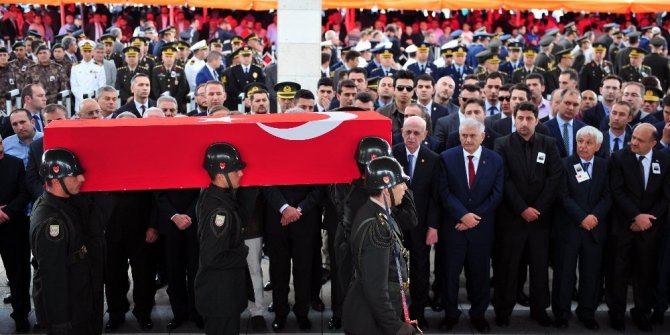 ANKARA ŞEHİDİNİ UĞURLADI