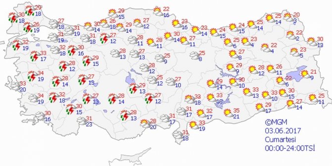 KAHRAMANMARAŞ'TA HAVA ISINIYOR