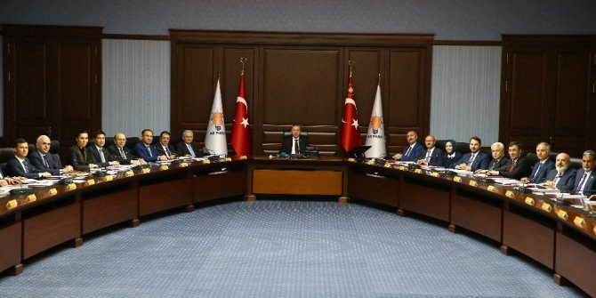 AK PARTİ MYK ERDOĞAN BAŞKANLIĞINDA TOPLANTI