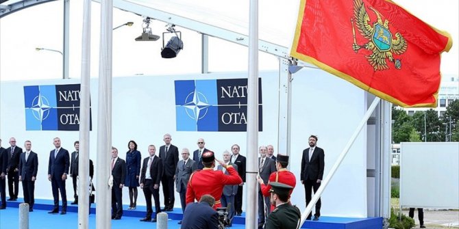 NATO'NUN EN YENİ ÜYESİ KARADAĞ İÇİN TÖREN DÜZENLENDİ