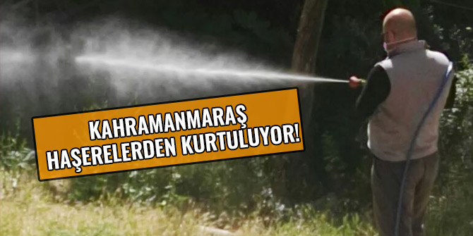 KAHRAMANMARAŞ HAŞERELERDEN KURTULUYOR!