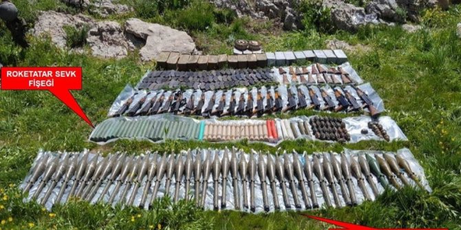 KATO DAĞI’NDA ÇOK SAYIDA SİLAH VE MÜHİMMAT ELE GEÇİRİLDİ
