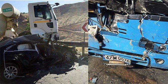 FECİ KAZA: ANNE VE ÇOCUĞU ÖLDÜ, 12 KİŞİ YARALANDI