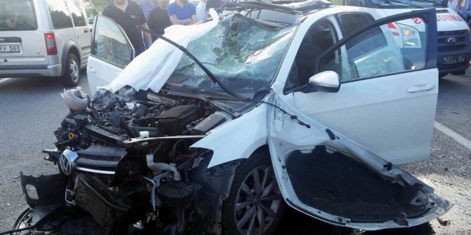 CENAZEDEN DÖNÜYORLARDI! 1 ÖLÜ, 4 YARALI