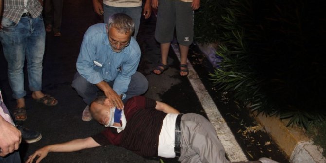 İKİ ARACIN ÇARPTIĞI BABA VE KIZI AĞIR YARALANDI