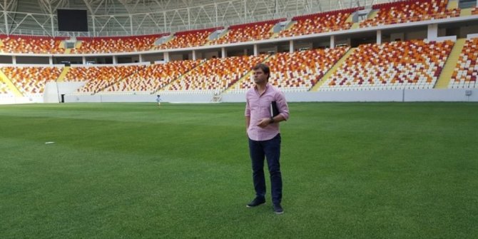 ERTUĞRUL SAĞLAM YENİ STADYUMU GEZDİ