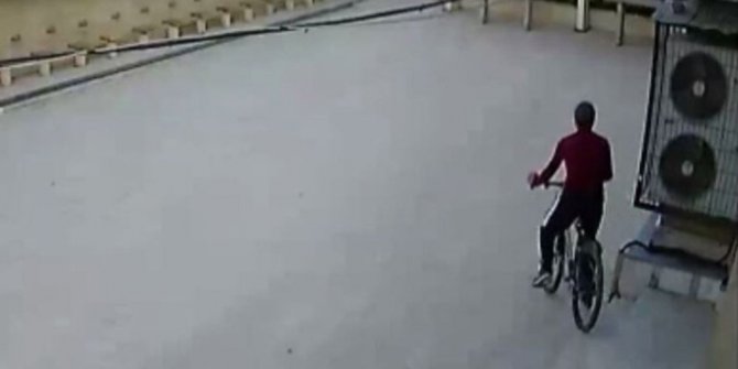İMAMIN BİSİKLETİ BÖYLE ÇALINDI