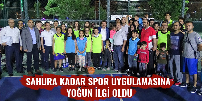 SAHURA KADAR SPOR UYGULAMASINA YOĞUN İLGİ OLDU
