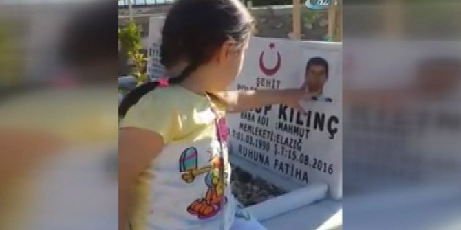 ŞEHİT KIZINDAN BABAYA DUYGULANDIRAN SESLENİŞ