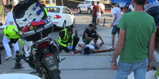 YAĞ VARİLİ PATLADI, 2 KİŞİ YARALANDI