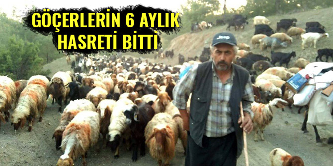 GÖÇERLERİN 6 AYLIK HASRETİ BİTTİ