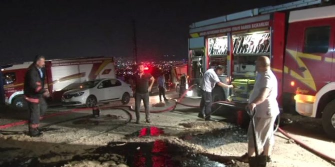 KORKUTAN FABRİKA YANGINI