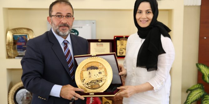 YAZAR KARPUZCU’DAN, BAŞKAN GÜVEN’E ZİYARET