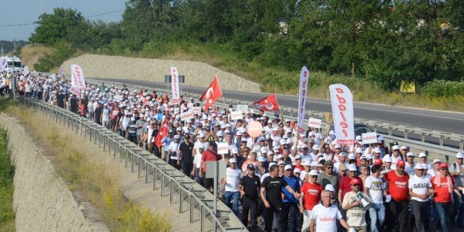 KILIÇDAROĞLU YÜRÜYÜŞÜNÜN 15. GÜNÜNÜ TAMAMLADI