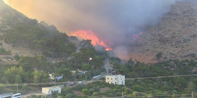 BODRUM ALEVLERE TESLİM OLDU
