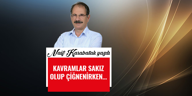 KAVRAMLAR SAKIZ OLUP ÇİĞNENİRKEN…