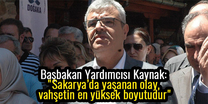 KAYNAK: "SAKARYA’DA YAŞANAN OLAY, VAHŞETİN EN YÜKSEK BOYUTUDUR"