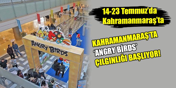 KAHRAMANMARAŞ’TA ANGRY BİRDS ÇILGINLIĞI BAŞLIYOR