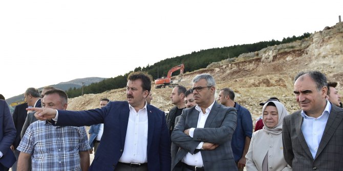 BAŞBAKAN YARDIMCISI KAYNAK KUZEY ÇEVRE YOLUNDA İNCELEME YAPTI