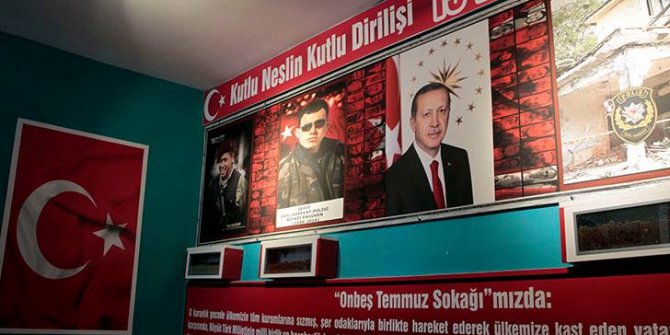 "15 TEMMUZ RUHUNU" OKUL KORİDORLARINDA YAŞATIYORLAR