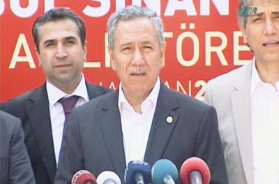 Arınç: Eksen kayması yapay bir tartışma