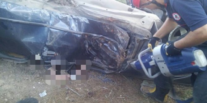 OTOMOBİLİNİN ALTINDA CAN VERDİ