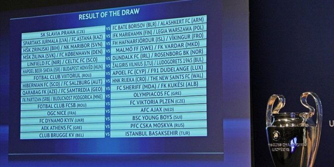 UEFA ŞAMPİYONLAR LİGİ'NDE 3. ÖN ELEME TURU KURALARI ÇEKİLDİ