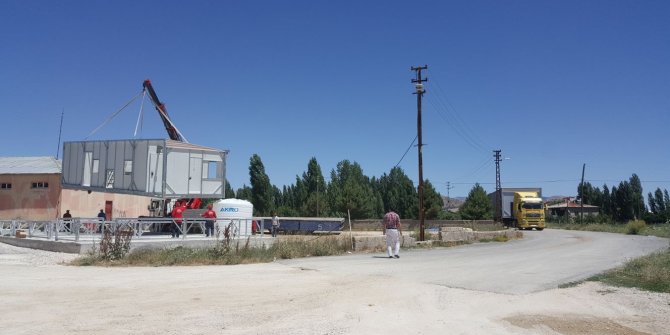 GÖKSUN’DA MODÜLER KESİMHANE KURULDU