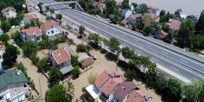 SELİN VURDUĞU SİLİVRİ BÖLGESİ HAVADAN GÖRÜNTÜLENDİ